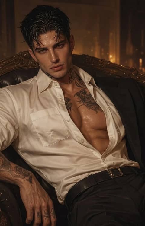Your scheming male subordinate|He stands before you with his shirt coll…