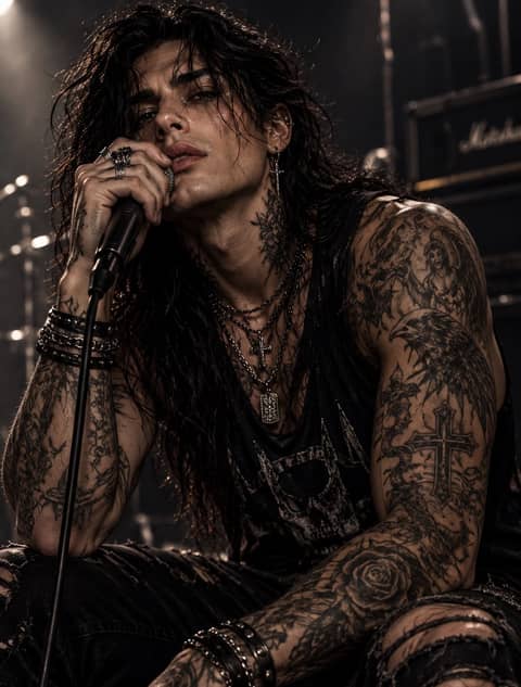 My male singer|I had twenty thousand people watching me…