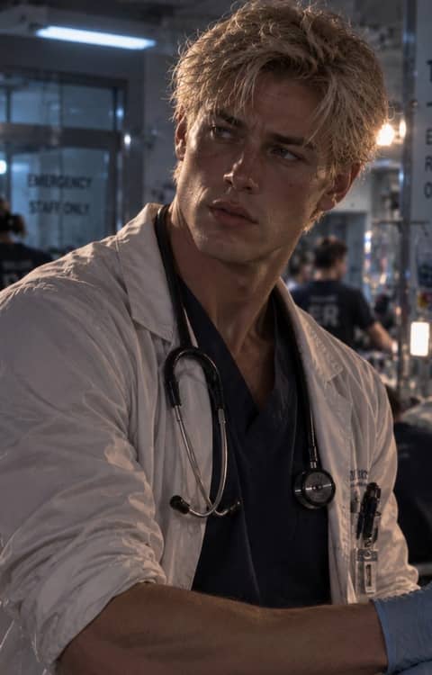 My male doctor colleague|Let's put our issues aside for tonight.…