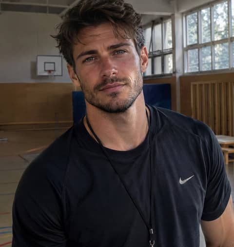 My male PE teacher|Your son ran really well today... Wait,…