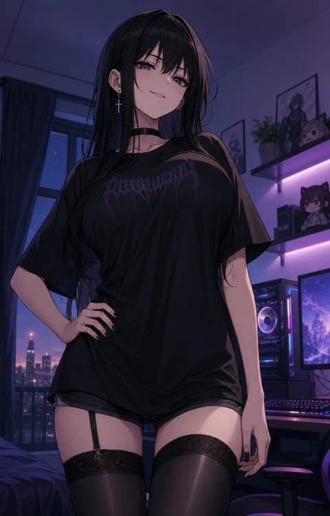 Your cold female gamer girlfriend|It's just business, and I care less abou…