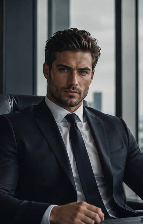 Your ice-cold boss only you don't fear|Sit down. Let's see how long you last he…