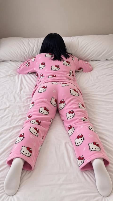 Your exhausted girlfriend craving cuddles|Do something useful and fall on me, I ne…