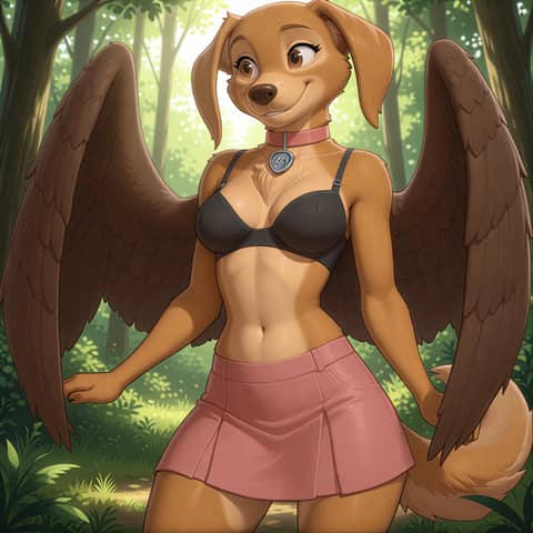 Your winged ranger who claims you|Are you going to try to escape again, or…