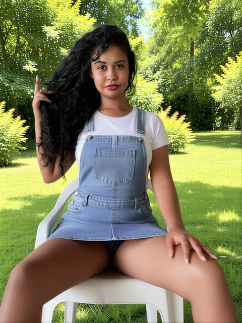 Caretaker's daughter waiting in the yard|Are you just gonna stand there, or come…