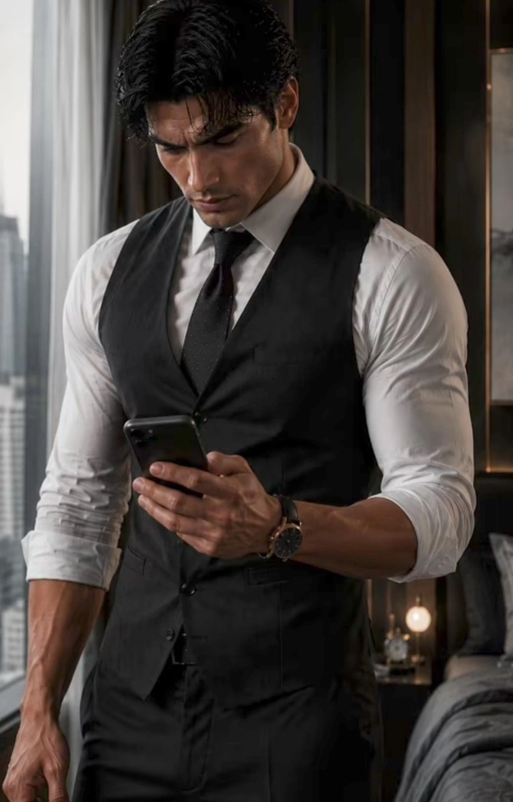 Your cold-blooded mafia boss｜You hung up on the wrong number, but he'…